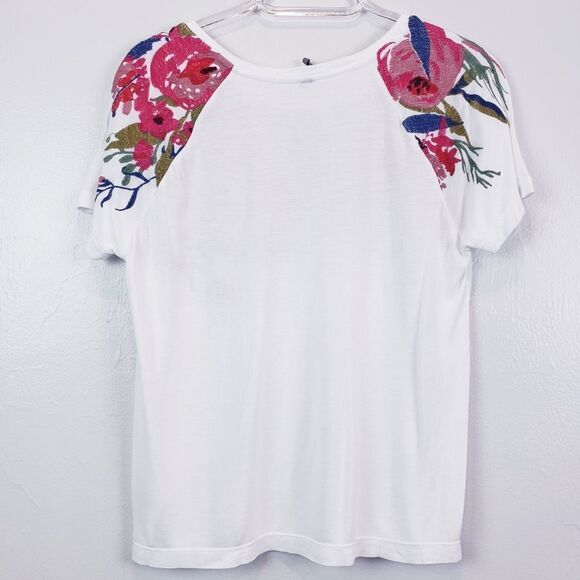 Anthropologie Cross Stitch Short Sleeve Top - Picture 5 of 6